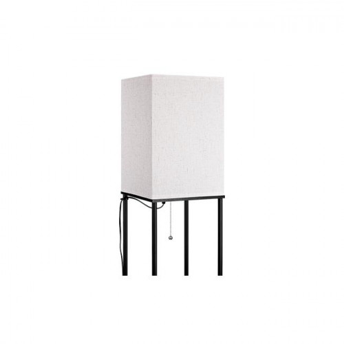 Lampa podłogowa Ganto 2 drewniana z półkami 60W