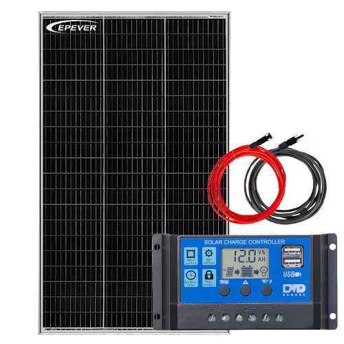 Panel słoneczny z regulatorem 150W PWM do oświetlenia LED