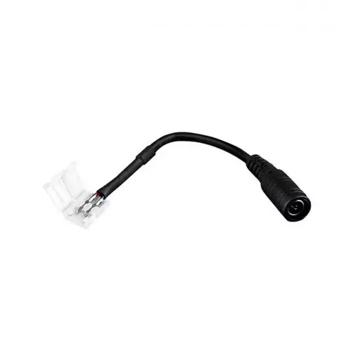 Złączka taśmy LED 10mm z kablem DC 2,1/5,5mm