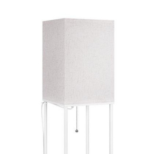 Lampa podłogowa Ganto elegancka z półkami 60W