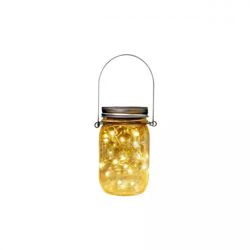 Lampa LED solarna dekoracyjna słoik 0.6W IP44