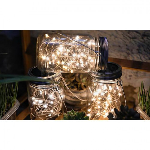 Lampa LED solarna dekoracyjna słoik 0.6W IP44