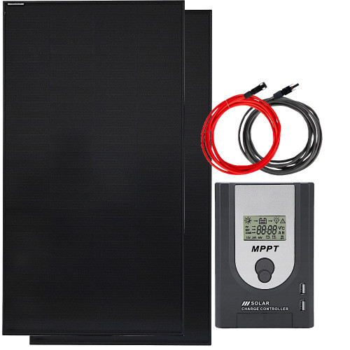 Zestaw solarny 340W 12V 30A MPPT