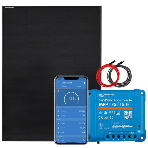 Panel słoneczny z regulatorem 200W 12V Victron Energy MPPT BT
