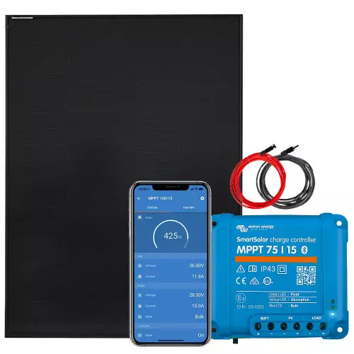 Panel słoneczny z regulatorem 200W 12V Victron Energy MPPT BT