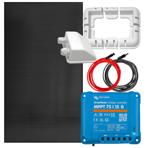 Zestaw solarny 150W 12V Victron MPPT  Uchwyty