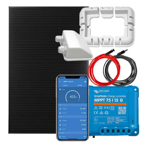 Zestaw solarny 180W 12V MPPT Victron Uchwyty