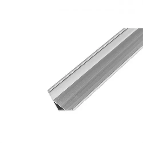 Profil aluminiowy anodowany srebrny 100cm szerokość 10mm