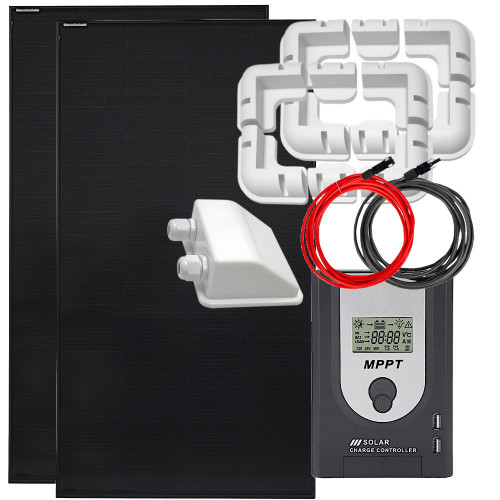 Zestaw solarny 300W MPPT z uchwytami