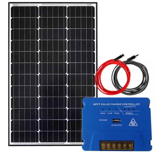 Zestaw solarny 75W MPPT
