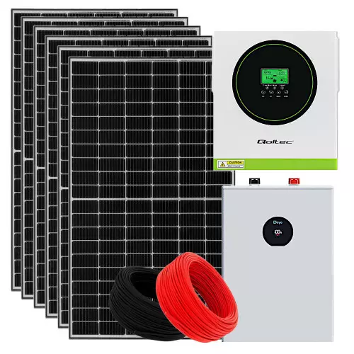 Zestaw fotowoltaiczny Off-Grid 6,2kW PV 3kW Magazyn energii 5,12kWh