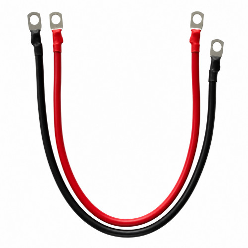 Para przewodów do łączenia akumulatorów 10mm2 M8 30cm