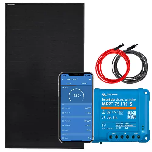 Panel słoneczny z regulatorem 170W 12V Victron Energy MPPT 15A BT