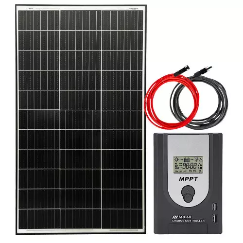 Panel słoneczny z regulatorem 170W 12V MPPT